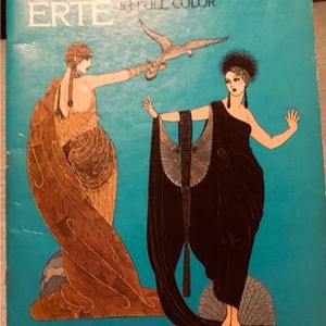 “More Erte” ~Fashion paper dolls in full color, rendered by Tom Tierney C 1984